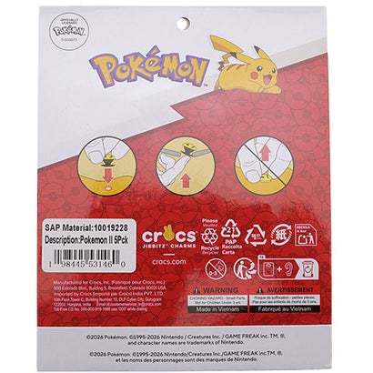 JIBBITZ Pokemon II 5 Pack [10019228] （他）｜詳細画像