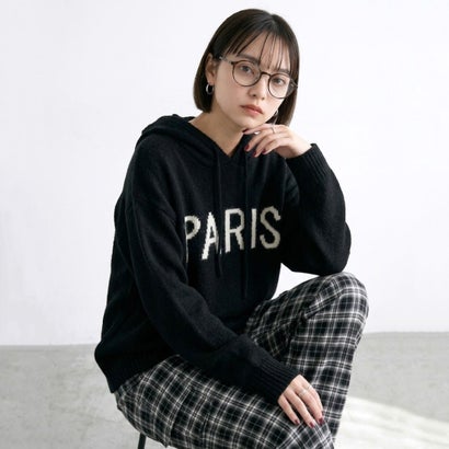 ロゴプルオーバーパーカー （ブラック）｜詳細画像
