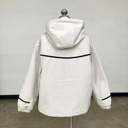 シーアールビー CRB 中綿パイピングフードブルゾン （チャコール）｜詳細画像