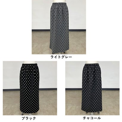 ドットIラインスカート （ブラック）｜詳細画像
