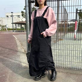 【SOTOASOBI】撥水サイドドロストジャンパースカート （ブラック）