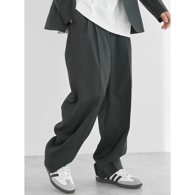 
                    THE COMFORT WIDE PANTS （ダークネイビー）