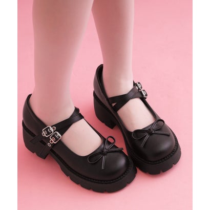 シーエス ティーアンドピー csT&P ガーリーダブルストラップパンプス （ブラウン(243)）｜詳細画像