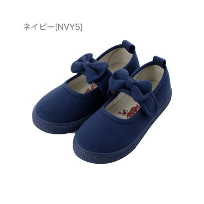 キャンバスリボンシューズ （ネイビー[NVY5]）｜詳細画像