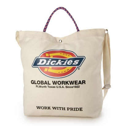 DK LOGO PRINT ROPE 2WAY SHOULDER （アイボリー）｜詳細画像