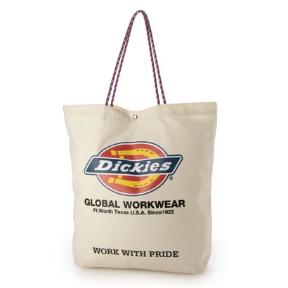 DK LOGO PRINT ROPE TOTE BAG （アイボリー）｜詳細画像