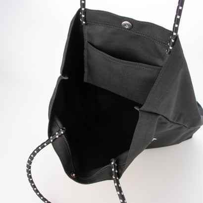 DK LOGO PRINT ROPE TOTE BAG （アイボリー）｜詳細画像