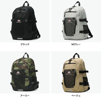 ディッキーズ Dickies リュック メンズ レディース リュックサック バックパック デイパック バッグ 2層 PC収納 背負い 軽量 デイリー B4 A4 DK EFW MESH PKT BACKPACK 80310600 （ベージュ）｜詳細画像