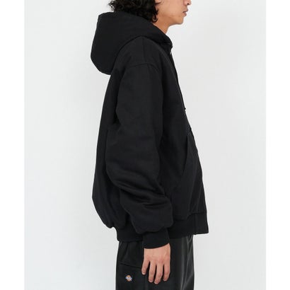 ジップアップ パーカー フーディー メンズ 防風 DUCK （BLK）｜詳細画像