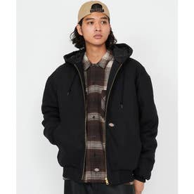 ジップアップ パーカー フーディー メンズ 防風 DUCK （BLK）