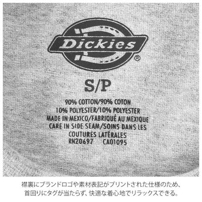 ディッキーズ Dickies Dickies ディッキーズ WL450 LS HEAVYWEIGHT CREW NECK （OR.Orange）｜詳細画像