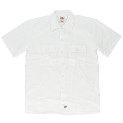 ディッキーズ Dickies 半袖ワークシャツ （White）｜詳細画像