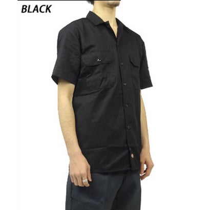 ディッキーズ Dickies 半袖ワークシャツ （Black）｜詳細画像
