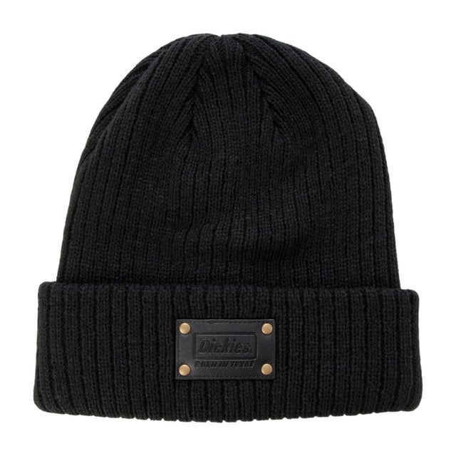DK EX LEATHERTOUCH PATCH KNITWATCH （ブラック）
