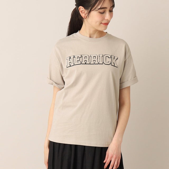 
                    【ユニセックス】ロゴTシャツ （グレージュ(050)）