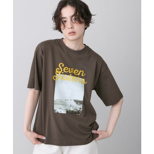 オーガニックロゴTシャツ （ブラウン(044)）