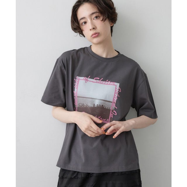 グラフィックデザインTシャツ （チャコールグレー(014)）