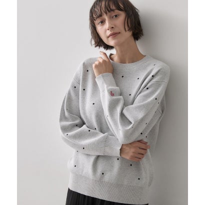 コットンジャガードドットプルオーバー （ネイビー(094)）｜詳細画像