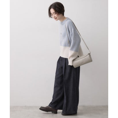 スイッチコースボーダーニットプルオーバー （ブルー(591)）｜詳細画像