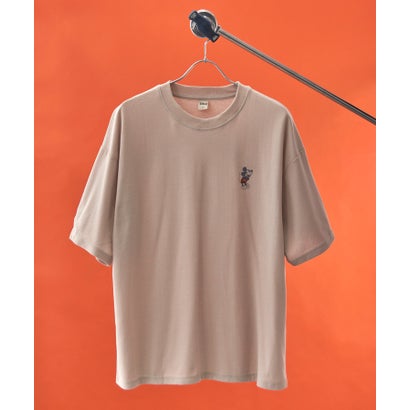 ミッキー＆ミニー プリントTシャツ 吸汗速乾/イージーケア COOLMAX 6277-6804 MNY （ベージュ）｜詳細画像