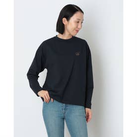 レディース 長袖Tシャツ グラフィックロングTシャツ クラシックPOOH TRDN-9C22516TL （ネイビー）