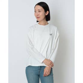 レディース 長袖Tシャツ グラフィックロングTシャツ クラシックPOOH TRDN-9C22516TL （ホワイト）
