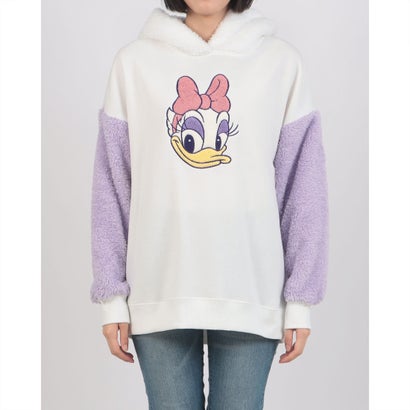 ディズニー プルオーバー フーディー ボアパーカー レディース ふわふわ もこもこ 防寒 秋 冬 DISNEY （オフホワイト）｜詳細画像