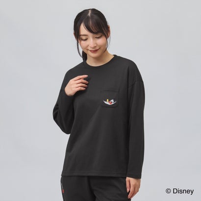 ディズニー Disney 長袖インナーシャツ TIGORASLEEP ディズニーレディス長袖Tシャツ_一般医療機器 （チャコールグレー）｜詳細画像