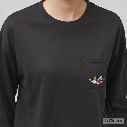 ディズニー Disney 長袖インナーシャツ TIGORASLEEP ディズニーレディス長袖Tシャツ_一般医療機器 （チャコールグレー）｜詳細画像