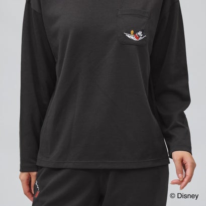 ディズニー Disney 長袖インナーシャツ TIGORASLEEP ディズニーレディス長袖Tシャツ_一般医療機器 （チャコールグレー）｜詳細画像