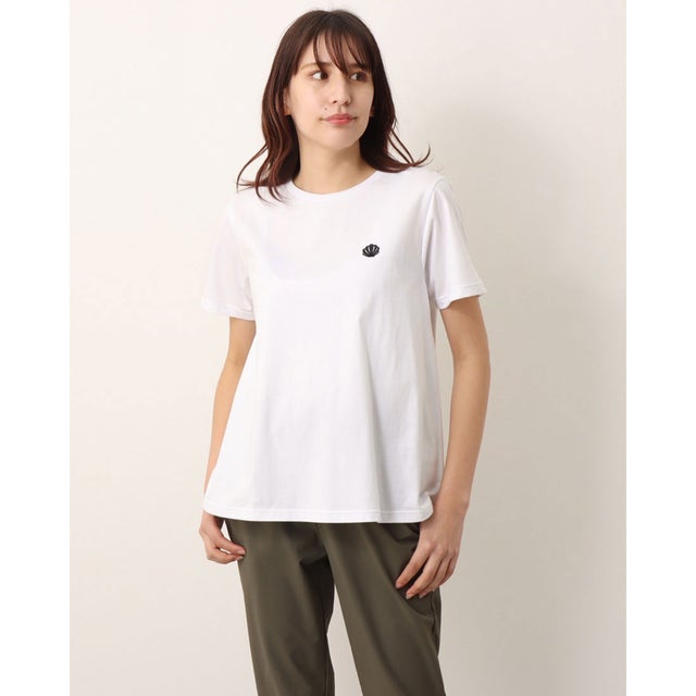 
                    レディース 半袖Tシャツ 冷感コットンチュニックTシャツ DN-9C22012TS （ホワイト）