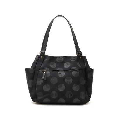 ダコタ Dakota トートバッグ レディース キャンバス 帆布 トート バッグ 布 綿 コットン 横 横型 自立 水玉 かわいい おしゃれ ナチュラル 日本製 A4 シンピット 1531740 新作 2025 （ネイビードット）｜詳細画像
