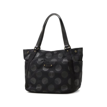 ダコタ Dakota トートバッグ レディース キャンバス 帆布 トート バッグ 布 綿 コットン 横 横型 自立 水玉 かわいい おしゃれ ナチュラル 日本製 A4 シンピット 1531740 新作 2025 （ネイビードット）｜詳細画像