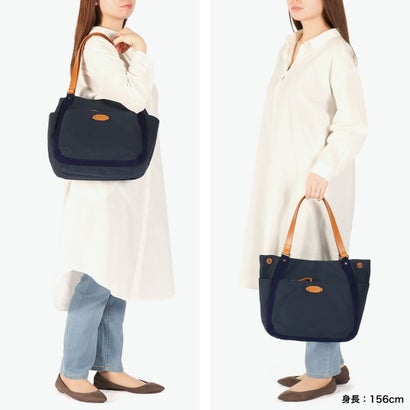 ダコタ Dakota トートバッグ レディース A4 布 キャンバス 大きめ 無地 シンプル 帆布 本革 横型 カジュアル 肩掛け ロゴ カジュアル 日本製 A4 シンピット 1531730 （ネイビー）｜詳細画像