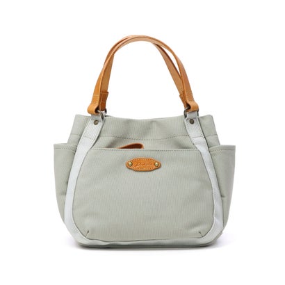 トートバッグ レディース 布 キャンバス 小さめ Dakota バッグ ブランド 無地 シンプル 軽量 帆布 本革 横型 カジュアル 日本製 B5 シンピット 1531731 （カーキ）｜詳細画像