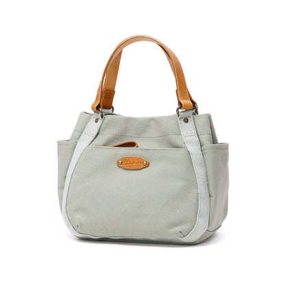 ダコタ Dakota トートバッグ レディース 布 キャンバス 小さめ Dakota バッグ ブランド 無地 シンプル 軽量 帆布 本革 横型 カジュアル 日本製 B5 シンピット 1531731 （グレー）｜詳細画像