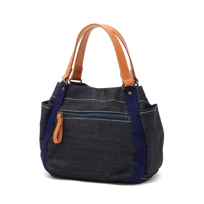ダコタ Dakota ハンドバッグ レディース ブランド デニム カジュアル バッグ トートバッグ キャンバス 帆布 レザー 横型 自立 日本製 A5 シンピット 1531751 新作 2025 （ネイビーデニム）｜詳細画像