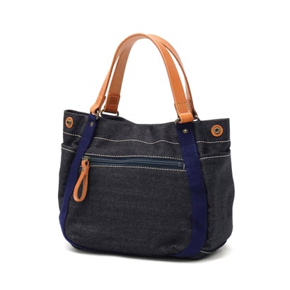 ダコタ Dakota ハンドバッグ レディース ブランド デニム カジュアル バッグ トートバッグ キャンバス 帆布 レザー 横型 自立 日本製 A5 シンピット 1531751 新作 2025 （ネイビーデニム）｜詳細画像