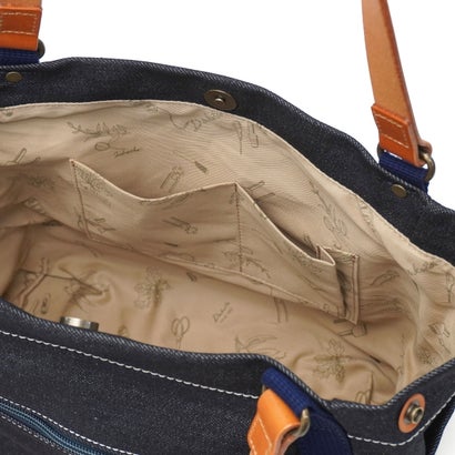 ダコタ Dakota トートバッグ レディース デニム バッグ キャンバス 布 綿 レザー ハンドル 肩がけ ブランド 横型 自立 かわいい 日本製 A4 シンピット 1531750 新作 2025 （ネイビーデニム）｜詳細画像