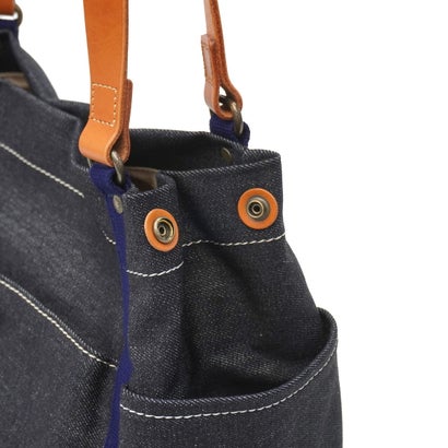 ダコタ Dakota トートバッグ レディース デニム バッグ キャンバス 布 綿 レザー ハンドル 肩がけ ブランド 横型 自立 かわいい 日本製 A4 シンピット 1531750 新作 2025 （ネイビーデニム）｜詳細画像
