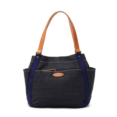 ダコタ Dakota トートバッグ レディース デニム バッグ キャンバス 布 綿 レザー ハンドル 肩がけ ブランド 横型 自立 かわいい 日本製 A4 シンピット 1531750 新作 2025 （ネイビーデニム）｜詳細画像