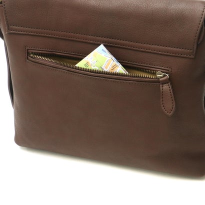 ショルダーバッグ レディース ブランド バッグ 斜めがけ 大人 上品 本革 牛革 レザー 斜めがけバッグ カジュアル おしゃれ シンプル B5 日本製 リバティ 1033462 （オーク×チョコ）｜詳細画像