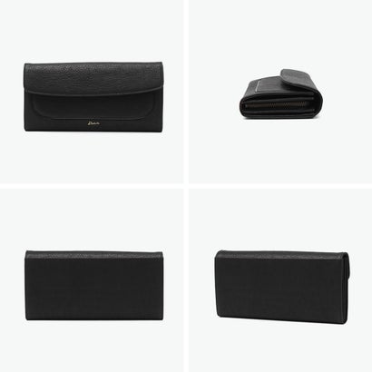 長財布 レディース 財布 大容量 本革 ブランド かわいい 軽い かぶせ おしゃれ 牛革 レザー ウォレット 小銭入れ カード収納 小銭入れ仕切り イルベーネ 0032322 （マスタード）｜詳細画像