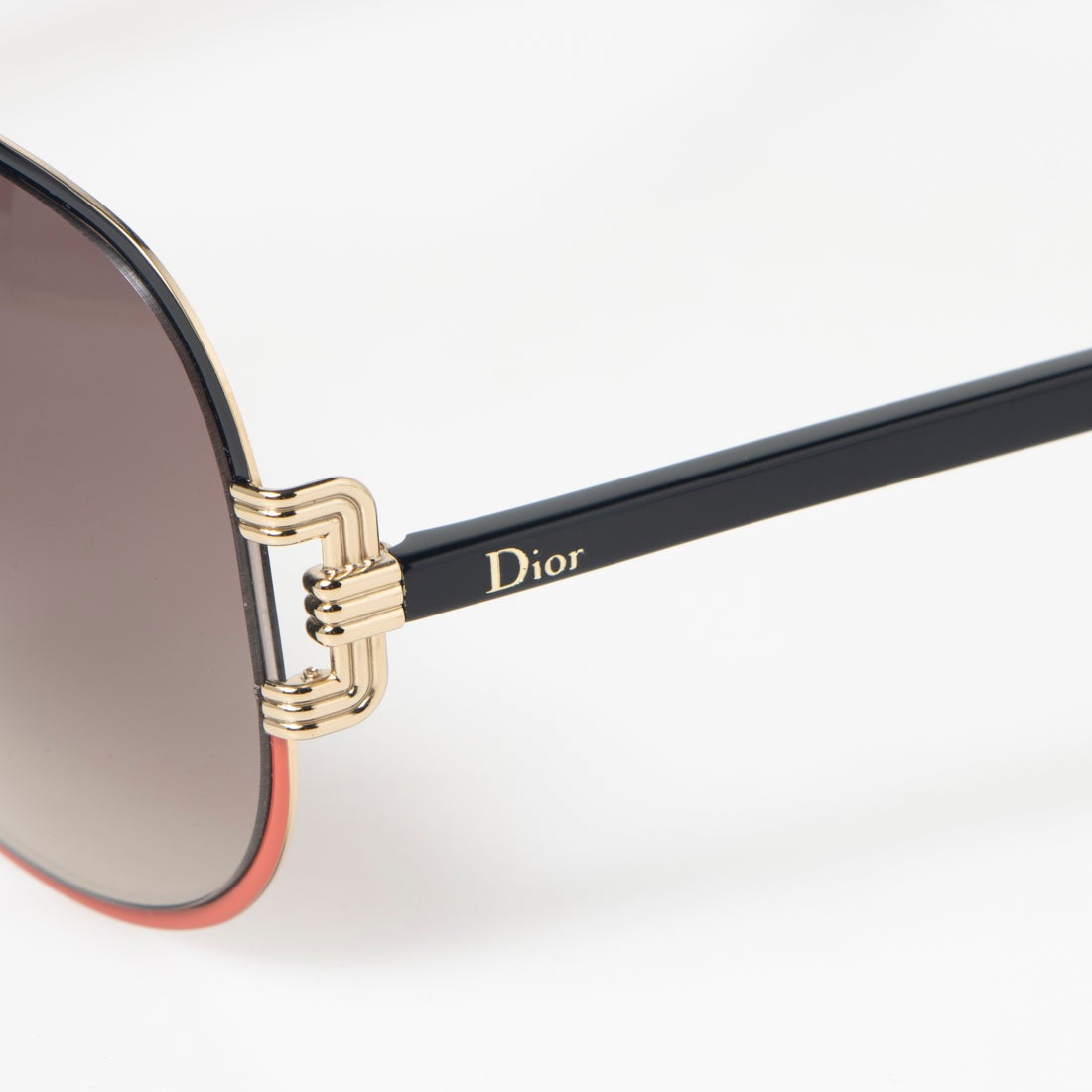ディオール Dior サングラス レディース メンズ （ブラック/コーラルピンク/ゴールド）