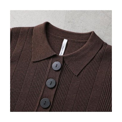 ディニテコリエ Dignite collier Dignite Collier 長袖 ニット 80269355 リブ （037/ブラウン）｜詳細画像