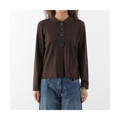 ディニテコリエ Dignite collier Dignite Collier 長袖 ニット 80269355 リブ （031/オフホワイト）｜詳細画像