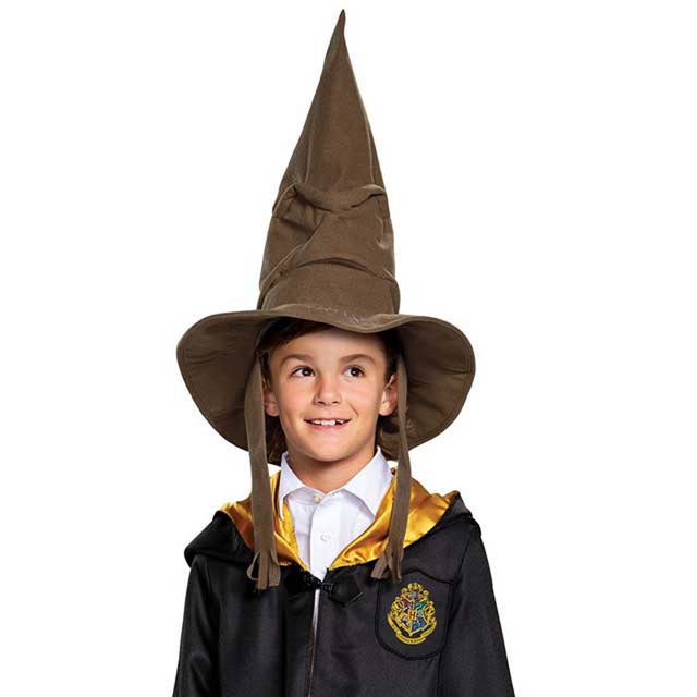 ハロウィン コスプレ 仮装 ハリー・ポッター Harry Potter 組み分け帽子 ハット クラシック 取り外し可能ストラップ 子供用 107759 （ブラウン）