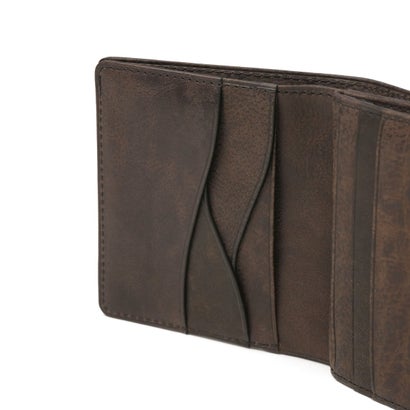 二つ折り財布 メンズ 本革 box型小銭入れ ブランド コンパクト 小さめ ミニ おしゃれ ビンテージ 大人 小銭入れ 革 牛革 セディメント 0622000 （ネイビー）｜詳細画像