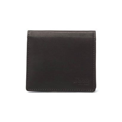 ダコタブラックレーベル Dakota BLACK LABEL 二つ折り財布 メンズ レディース 本革 ブランド 小銭入れあり 小さい 財布 大人 牛革 革 レザー 軽量 コンパクト ウォレット 札 小銭 カード パルモ 0621900 （ブラック）｜詳細画像