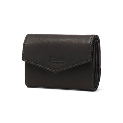 三つ折り財布 メンズ レディース ブランド 革 コンパクト ミニ 財布 小銭入れあり おしゃれ 大人 本革 牛革 レザー 軽量 ウォレット 札 小銭 カード パルモ 0621901 （ネイビー）｜詳細画像